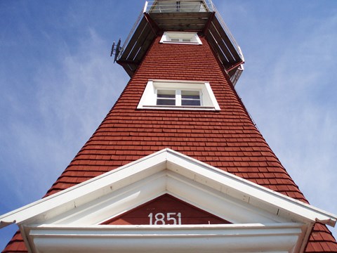 <p><span>The beautiful wooden lighthouse was constructed by famous engineer Gustaf von Heidenstam.</span></p>